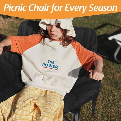 كرسي تخييم صغير الحجم ومدفأ مع بطارية 10,000 مللي أمبير في الساعة، 3 كراسي قابلة للتدفئة ومحمولة مع حامل أكواب، حقيبة تخزين، مثالي للرياضات الخارجية، والتخييم، والفناء، ويتحمل ما يصل إلى 400 رطل in Kuwait