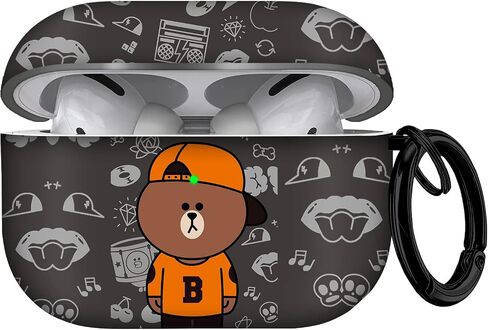 for AirPods Pro Case Cover Shark Mouth Camo Style Pattern Design for Airpods Pro Protective Case Silicone Shockproof for Women Men Girls with Keychain for Apple Airpods Pro Charging Case in Saudi Arabia