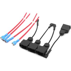uxcell 4Pcs Plastic Car Horn Speaker Adapter Wiring Harness Pigtail Socket for Toyota