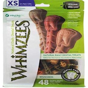 329964 Whimzees Natural Toothbrush Star Assorted, Xsmall/48Piece, 1Piece