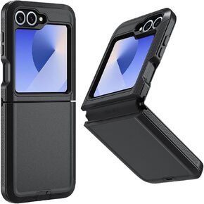 for Samsung Galaxy Z Flip 6 Case, Flip 6 Heavy Duty case,[Belt Clip Holster][Military Grade Protective ][Shockproof] [Dropproof] [Dust-Proof], for GalaxyZ Flip 6 5G (Dark Blue-Belt Clip)