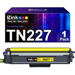 E-Z Ink Compatible Toner Cartridge Replacement for Brother TN227Y TN227 TN-227 TN223 TN223Y to use with MFC-L3770CDW MFC-L3750CDW HL-L3230CDW HL-L3290CDW HL-L3210CW MFC-L3710CW (1 Yellow)