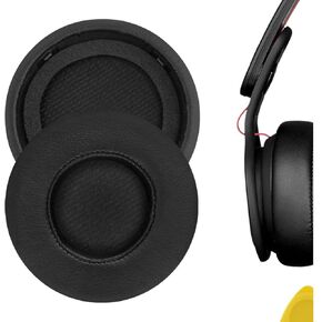 Geekria QuickFit Replacement Ear Pads for Monster Beats MIXR Headphones Ear Cushions, Headset Earpads, Ear Cups Cover Repair Parts (Black)