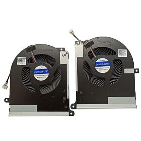 Replacement New CPU+GPU Cooling Fan Compatible for DELL Alienware Area 51m R2 RTX3080 TPV77 TW5Y8 DC28000Q4D0 BSM1012MD-03 DC28000Q3D0 BSM1012MD-02 DC12V 1.20A Fux FUY Fan