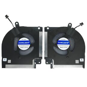 Replacement New Laptop CPU + GPU Cooling Fan for DELL Alienware X17 R1 X17R1 2021 Series CN-0X63JW CN-09DNWT EG50061S1-1C050-S9A EG50061S1-1C040-S9A DC12V 0.40A Fan