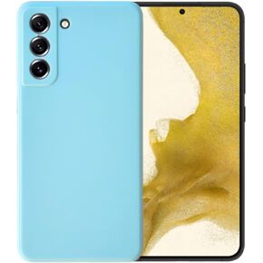 Compatible with Samsung Galaxy S22 5G Soft Liquid Silicone Gel Cell Phone Mobile Basic Back Case Cover (Black)