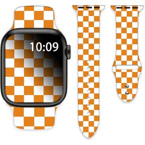 Watch Bands Compatible with Apple Watch 38mm 40mm 41mm 42mm 44mm 45mm 49mm for Women Men Silicone Wristbands Strap Replacement for IWatch Series SE 9 8 7 6 5 4 3 2 1
