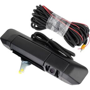 Tailgate Handle Backup Camera Compatible with 2005-2015 Tacoma Rear View Reverse Camera Handle Tailgate Lock RCA Connector Replaces # 6909004020 69090-04020
