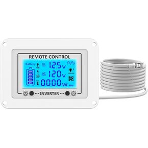 وحدة تحكم عن بعد سلكية مع شاشة LCD للطراز TK2200 TK3000 TK4000 محول موجة جيبية نقية وUPS، الإصدار 2.1