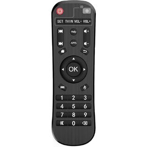 Replacement Remote Control with Learning Function for Android TV Box, Controller for MXQ MXQ Pro hk1 Boxhk1 Max hk1 Rbox x96mini X96 x96max x96max+ T95M T95N T95Q T9 T95X H96 H96 pro+ H96max