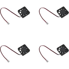 Maxmoral 4PCS 40x40x10mm DC 12V Black Mini Cooling Fan Brushless Small Exhaust Fan Double Ball Bearing for 3D Printer and Computer CPU Coolers