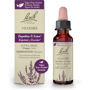 Bach Original Flower Remedies, Hornbeam for Procrastination (Non-Alcohol Formula), Natural Homeopathic Flower Essence, Holistic Wellness and Stress Relief, Vegan, 10mL Dropper