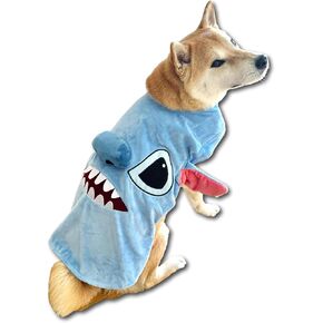 ComfyCamper 3D Blue Alien Dog Costume - Small Medium Large XL XXL Cosplay Halloween Costumes Christmas, L