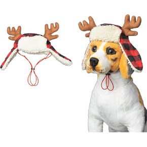 Christmas Hat Deer Antler Cap Cosplay Costumes for Small Medium Large Dogs Cats Small in Kuwait