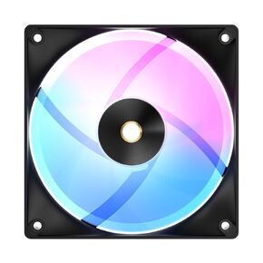 Delta F12 ARGB Cooling Fan, 3X 120mm Case Fan, 4 Pin Computer Fan, High Performance Cooling Fan with Hydraulic Bearing, up to 2100RPM Cooling Fan for Desktop