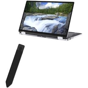 BoxWave Stylus Pouch Compatible with Dell Latitude 7400 2-in-1 - Stylus PortaPouch, Stylus Holder Carrier Portable Self-Adhesive for Dell Latitude 7400 2-in-1 - Jet Black
