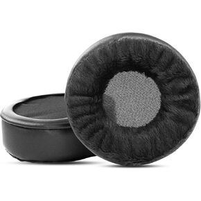 Thicker Upgrade Ear Pads Cushion Memory Foam Earpads Replacement Compatible with AKG K52 K72 K92 K240 Headphones (Black Velour)