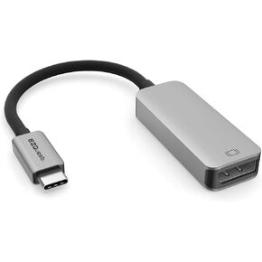EZQuest USB-C/Thunderbolt 3 to DisplayPort, 4K 60Hz Adapter, Compatible with MacBook Pro, MacBook Air, iPad Pro, Surface Book, Dell XPS, Galaxy S10, Note 9 and More