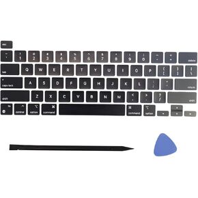Replacement Keyboard Full Set of Keycaps Keys and Tool Fit for MacBook Pro Retina 16" Model A2141 (EMC 3347) 13" Model A2289 (EMC 3456) A2251 (EMC 3348) A2338 (EMC 3578) Mid 2019 Late 2020 Year