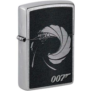 Zippo Lighter: James Bond 007 Gun Barrel - Street Chrome 81230