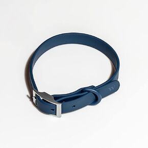 Wild One Navy Dog Collar, Medium