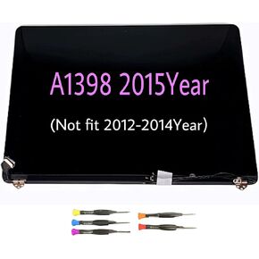 661-02532 Screen Replacement for Apple MacBook Pro Retina 13" A1398 Mid 2015 Year LCD Screen Assembly Display EMC 2909 2910 A MJLU22LL/A /MJLQ2LL/A MJLT22Ll