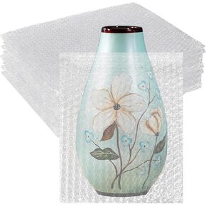 20Pcs Clear Bubble out Bags Pouches, 14x18 inch Large Bubble Bag, Double Walled Shockproof Bubble Cushioning Wrap Bag for Packing, Shipping, Moving and Storage