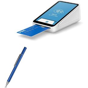 BoxWave Stylus Pen Compatible with Square Terminal (Stylus Pen FineTouch Capacitive Stylus, Super Precise Stylus Pen for Square Terminal - Lunar Blue