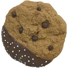 fouFIT 85640 Dessert Chew Latex Toy for Dogs, Cookie, 4"