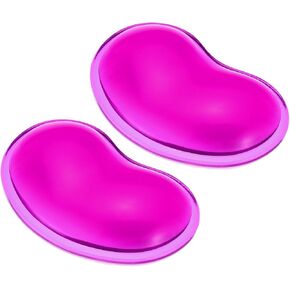 PATIKIL Gel Mouse Wrist Rest, 2 Pack Mouse Wrist Support Ergonomic Mouse Pad Cushion Comfortable Memory Foam for Computer Laptop Office, Purple