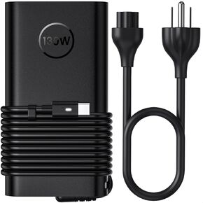 130W USB C Laptop Charger for Dell XPS 9575 9500 9510 9520 9530 9700 9710 9720 9730 Latitude 7410 7310 7210 9410 9575 9510 5420 5520 5510 Precision 5530 5550 5560 5570 5750 5760 5770 3560 3550 3551