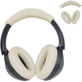 Adhiper Silicone Case Cover for Sony WH-1000XM4, WH-XB910N, WH-CH720N, WH-ULT900N Wireless Headphones, Ear Pads Cover/Headband Cover/Sweat Covers/Headphone Covers Accessories - Black