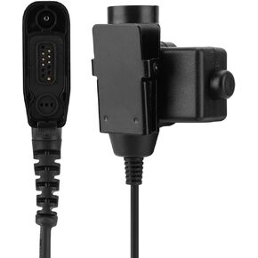 U94 Headset PTT Tactical Headphones U94 Cable APX, Z-TAC Tactical Headphone Military Radio Headset with Mic, Metal Clip Headset Adapter Outdoor Headphones for Motorola APX/DP/DGP/XiR/XPR Series