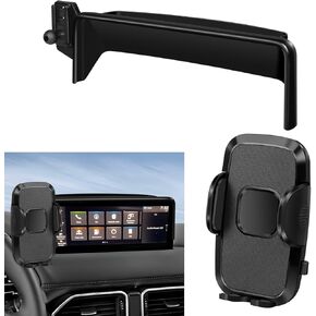 peleus Car Phone Holder for 2021-2024 Mazda CX-5 Accessories Phone Mount 10.25-Inch Screen Cell Phone Automobile Cradles Hands-Free 360 Degree Rotation