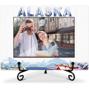 Life Is Better On Vocation Wood Photo Frame for Friends BFF Women Men, Beach House Picture Frame 4 x 6 Tabletop Display Vacation Gifts for Couple, Home Office Living Room Holiday Decors -14