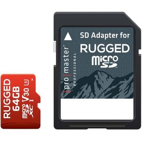 بطاقة ذاكرة صلبة 256 جيجابايت microSDXC V30 من بروماستر بروفيشنال in Kuwait