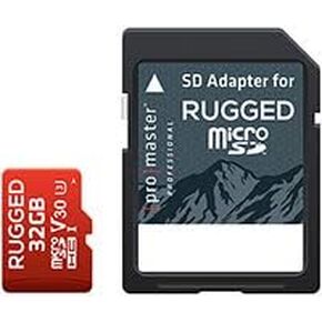 بطاقة ذاكرة صلبة 256 جيجابايت microSDXC V30 من بروماستر بروفيشنال