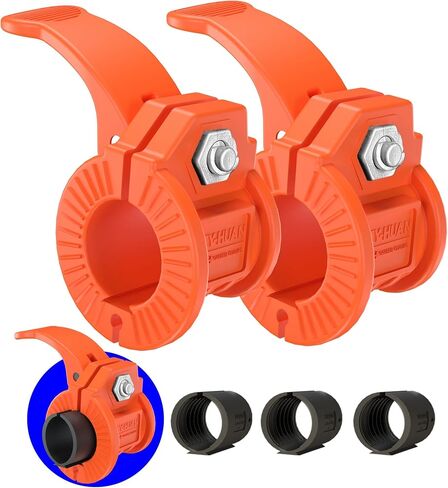 Barbell Clips 1 inch I Multi-Size Adjustable Barbell Collar I 1 inch Barbell ClampsIQuick Release Weight Clips Pair of Locking for Dumbbell Bar (Black 0.9-1.18inch) in Saudi Arabia