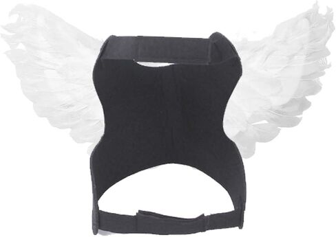 Pet Angel Feather Wings Pet Harness Pet Costume Accessory Dog Cat Halloween Cosplay Dress Up Pet Supplies (L) in Saudi Arabia