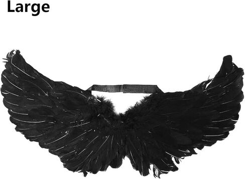 Pet Angel Feather Wings Pet Harness Pet Costume Accessory Dog Cat Halloween Cosplay Dress Up Pet Supplies (L) in Saudi Arabia