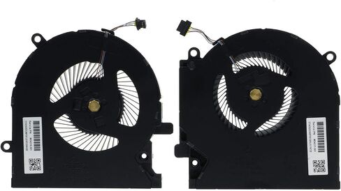 مروحة تبريد وحدة المعالجة المركزية ووحدة معالجة الرسومات لـ HP Omen 15-EK M04215-001 M04216-001 ND8CC02-19J23 ND8CC02-19J22 DC12V 0.5A in Saudi Arabia