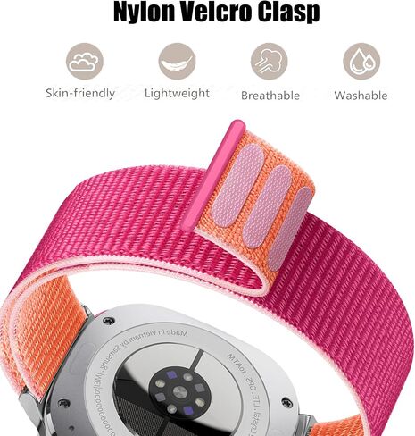 Nylon Bands for Samsung Galaxy Watch Ultra Bands 47mm Men/Women,Soft Breathable Fabric Sport Loop Strap Adjustable Wristband for Samsung Galaxy Watch 7 ultra Band 47 mm in Saudi Arabia