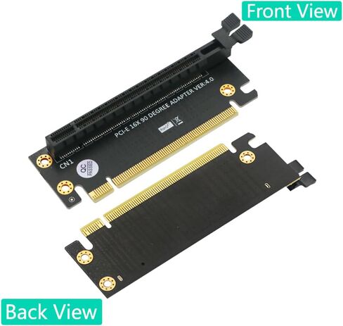 JMT PCI-Express 3.0/4.0 16x Riser Card 90 Degree High Speed Riser Card for 1U / 2U Server Case (PCI-E 4.0 for 1/2U) in Kuwait