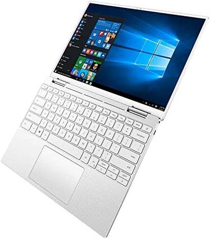 ديل لاب توب اكس بي اس 7390 قابل للتحويل 2 في 1، انتل كور i7-1065G7 الجيل العاشر 1.3Ghz، 16GB، 512GB SSD، شاشة لمس FHD 13.4 انش، اف بي، ويندوز 10، كيبورد انجليزي، فضي بلاتيني مع جزء داخلي ابيض اركتيك in Saudi Arabia
