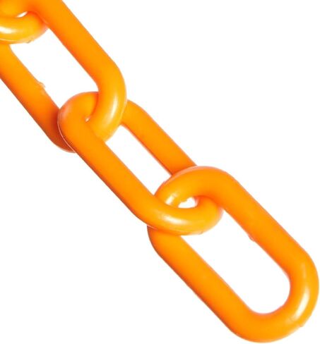 Mr. Chain Plastic Barrier Chain, Yellow, 1.5-Inch Link Diameter, 500-Foot Length (30002-500) in Saudi Arabia