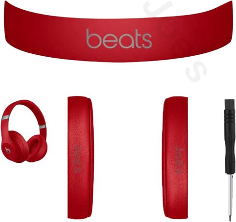 Same As Genuine OEM Original Studio 3 Wireless Headband Arch + Muff Cushions Ear Pads Replacement Repair Kit Compatible for A1914 Model Parts (Shadow Gray) in Saudi Arabia