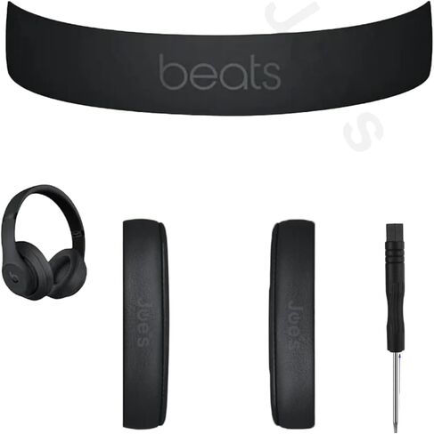 Same As Genuine OEM Original Studio 3 Wireless Headband Arch + Muff Cushions Ear Pads Replacement Repair Kit Compatible for A1914 Model Parts (Shadow Gray) in Saudi Arabia