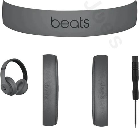Same As Genuine OEM Original Studio 3 Wireless Headband Arch + Muff Cushions Ear Pads Replacement Repair Kit Compatible for A1914 Model Parts (Shadow Gray) in Saudi Arabia