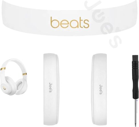 Same As Genuine OEM Original Studio 3 Wireless Headband Arch + Muff Cushions Ear Pads Replacement Repair Kit Compatible for A1914 Model Parts (Shadow Gray) in Saudi Arabia