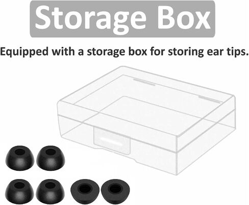 JNSA Replacement Memory Foam Ear Tips Noise Canceling Foam Eartips Ear Plug Ear Tip Gels Compatible with Google Pixel Buds Pro, [Fit in Case],L/M/S 3 Size 3 Pairs,Black (FoamPixelPro3P) in Kuwait